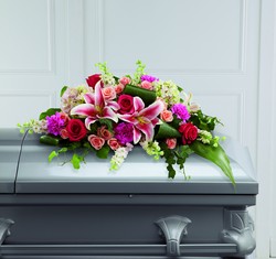 The FTD Splendid Grace Casket Spray From Rogue River Florist, Grant's Pass Flower Delivery